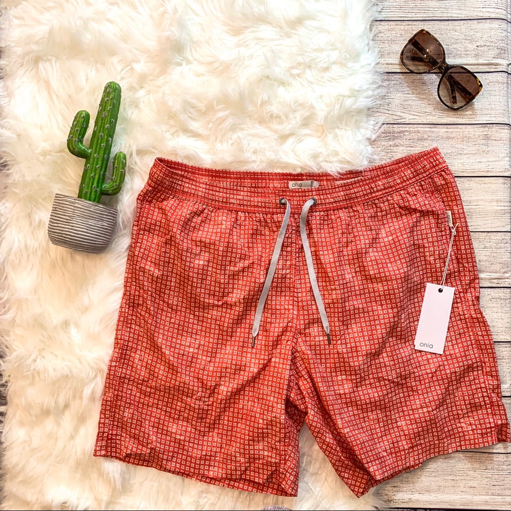 NWT Onia The Charles 7 Olympus Swim Trunks XXL